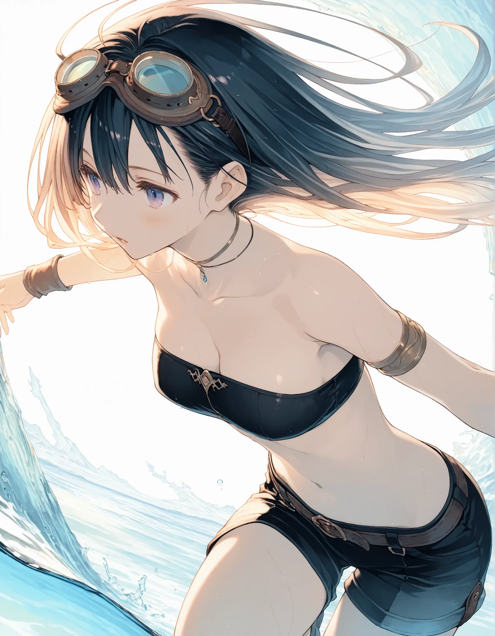 4K,8k,Silver-haired girl drawn in high resolution Japanese anime style、whole body、Women in white bikinis taking photos on a deserted beach, model bikini, , Young and cute gravure idol, Posing together in bras, Russian and Japanese mix, sakimichan, Asian woman, Wear a swimsuit, that'that'that'that'that'that'that'that'that'that'that'that'that'that'that'that'that'that'that'that'that'that'that'that'that'It's hot with the shining sun, Japanese Model, Cute Core, sakimichan hdri, Young Gravure Idol, Chubby