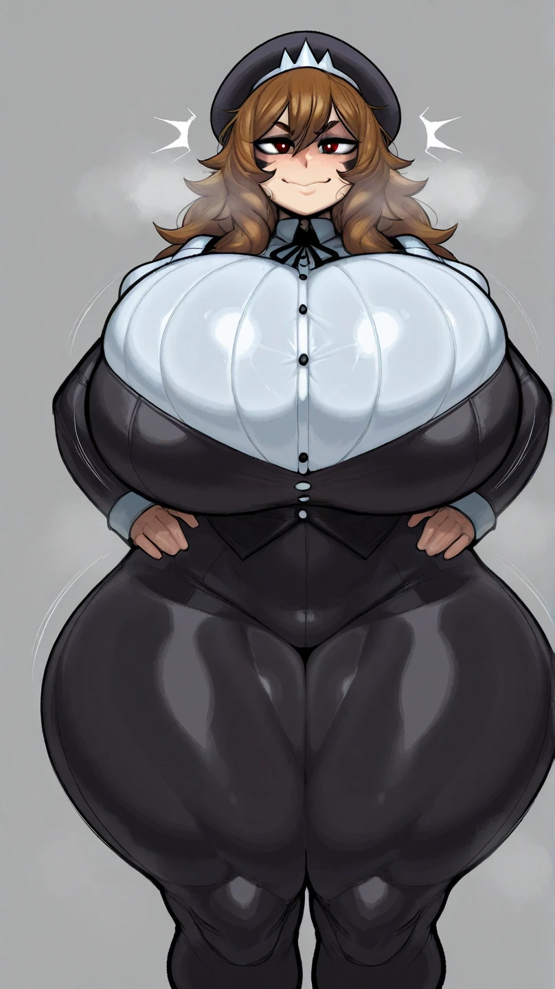 Mature Woman、Super huge 、Extremely obese、Cow Cosplay、