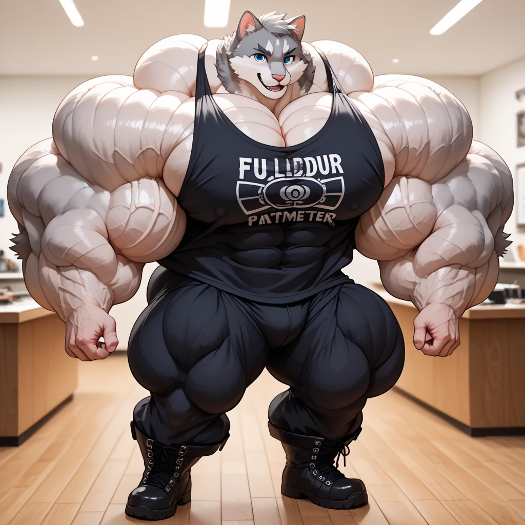 score_9, score_8, score_7, 2025 Furry Animal, Zodiac Power, kerberos blade, Furry, Fursuit, Fursuit Furry, Furry Fursuit Animals, Fantasy Fiction, Dreamcolor, Kemono, Kemono Second Epoch, Second Era, Silicon-based Furry, Silicon-based Animals, Future technology, Furry, Fursuit, Furry Fursuit, Fursuit Animals, Fursuit Muscular Animals, Fursuit Muscles, Fursuit Muscular, Fantasy, Hyper Muscles, Hyper Muscular, Hyper Muscles Buff, Chiseled eight pack abs, Very muscular body, muscular and powerful build, Fictional Movies World, Multi World CG, Second Era Furry, Second Dimension Furry, Surreal Dreams, Future technology; Masterpiece, Glowing Fist, Werewolf, solo, looking at viewer, Anthropomorphic canine figure, teal-blue color, muscular build, (body type:1.1), (detailed musculature:1.2), Monster boy, bodybuilder body, hyper muscles bigger, hyper gigantic muscles, hyper muscles pumping, hyper muscles developed, fur all over body, (Body Giant Muscles break limit biggest), (Giant Muscles break limit Stronger), Stronger Giant Muscles break limit Mass, Body Giant Muscles break limit, (Body Giant Muscles break limit pumping), (Body More Muscles break limit Pumping Strengthen), (Muscles break limit more expand), (Trapezius Muscles break limit bulging), (Giant deltoids), (triceps femoris bulging), (Biceps brachii bulging), Hyper ripped abs, Full body Flesh swelling about to explode break limit, Super Huge Flesh Body break limit, Very Huge Flesh Body Flexing break limit, Very Many Flesh Body break limit, Very More Flesh Body break limit, Body doing Immediately Muscles verys stronger poses, latissimus dorsi Bulging, (triceps femoris bulging), standing pose, (pose:1.2), central composition, facing forward, (expression:1.2),  (detailed clothing:1.2), light teal-white loincloth,  (accessories:1.1), collar,  (detailed fur:1.1)  spiky, textured fur,  (facial features:1.3),  sharp features, digital art,  stylized rendering, vibrant colors, bright lighting,  detailed markings,  graphic design elements, comic book style, cartoonish,  photorealistic style, monster wolf, wolf boy, muscles wolf boy, Huge Muscles boy, Super Muscles boy, Super Muscular buff, muscles flesh swell, embedding:zPDXL, full body close-up shot.