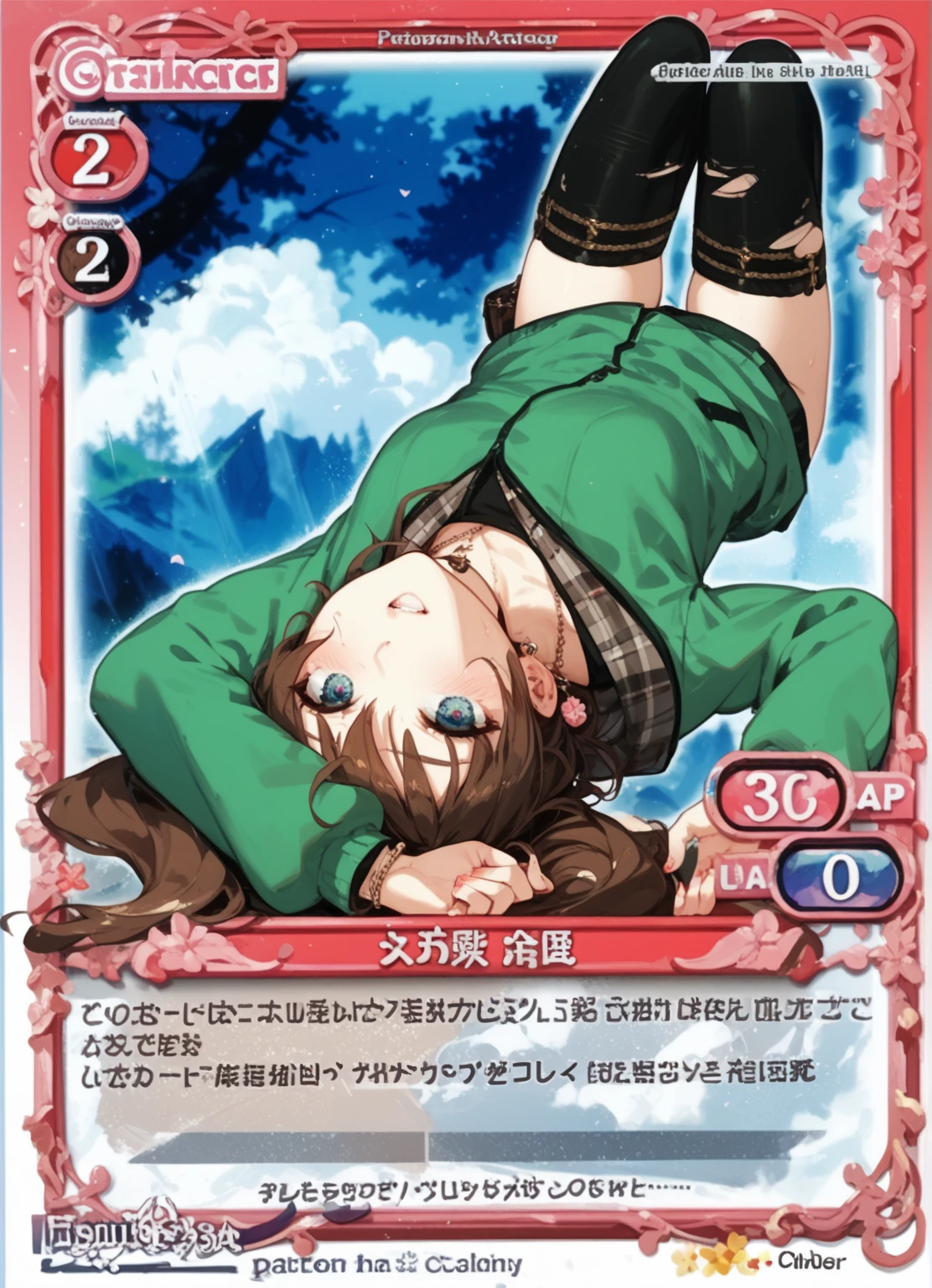 A Female robot is sleeping in forest, spread legs, nude, banzai pose. she cannot wear any dress. She Brown short hair is tied with two big red clothespins, She lifts up the under hem of her white plain dress, leaning over, masterpiece, very short pigtails,brown hair, mature, android, blue eyes, full body figure, Height: 160cm, flushed cheeks, 2020s anime picture, A beautiful robot with short brown hair in two short pigtails held up by two very large huge red clothespins, Uplifting, No NSFW, whole body, barefoot, archaic smile, getting orgasm, 25 years old, sweat bucket. She wears metal flamed glasses. Her vagina looks like tentacle.