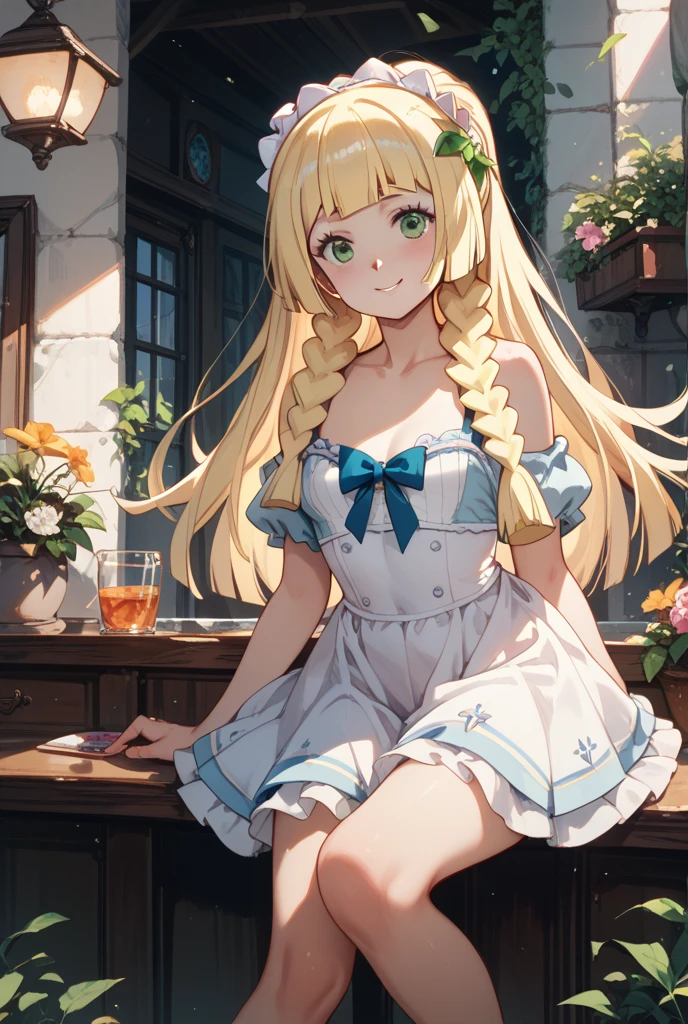 (perky chest:1.2), (pointed chest:1.2),(((Black Tunic:1.3))),(((cakes and bread in the basket),Cute and beautiful girl,Cute round face,Cute smile,with blush cheeks,Red Lip,a girl 22 years old, nsfw:1.2, beautiful body:1.3), shinny skin, BREAK, ((alice in the wonderland:1.3, cute, kawaii, lovely, funny, a girl falling down from sky:1.3, girl flying in sky:1.2, girl floating in air:1.3, rolling upskirt by wind:1.5, (with sparkling eyes and a contagious smile),open mouth, Looking at Viewer, surprised, putting hands on crotch over the skirts:1.35)), BREAK, ((floating things as follows:1.3, PlayingCards, Trump, tea cup, tea pot, tea spoons, pocket watch:1.3, lip sticks, candies:1.2, cookies, jam bottles, classical door_keys)), ((long purply_Blue dress :1.5, wearing long flaired skirt:1.3, the skirt is blowing:1.3, cute White Apron, black stockingedium long platinum-blonde hair:1.2, twin tail hair:1.6, tied hair with a cute ribbon), (Blue eyes, bright pupils with highlights, detailed eyes), (lying down on your back:0.7, spreading legs with rising up straight:0.7), sexy posture, fantastic colorful art, (fantasy art:1.2, wondered images), ((correct anatomy:1.5, perfect anatomy:1.3, correct hand, )),
