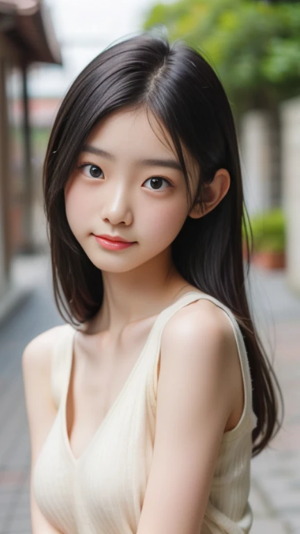 lens: 135mm f1.8, (Highest quality), (Beautiful 14 year old Japanese girl), (Moisturized lips), Narrow eyes, double eyelid, Delicate clavicle, Flat Chest , I'm ashamed of my smallness, Underdeveloped breasts, smile, (Spotted sunlight: 1.2), Professional Lighting, (Petite figure), (Sunburned skin: 0.2), Full body photo, Full Body Focus, (Kneel)、A proper honor student、Lending entity、(nude,Completely naked:1.5)、Boyish super short hair、driver'Large truck seats、Tie on chest、Sweep all your hair back、Chewing the rope