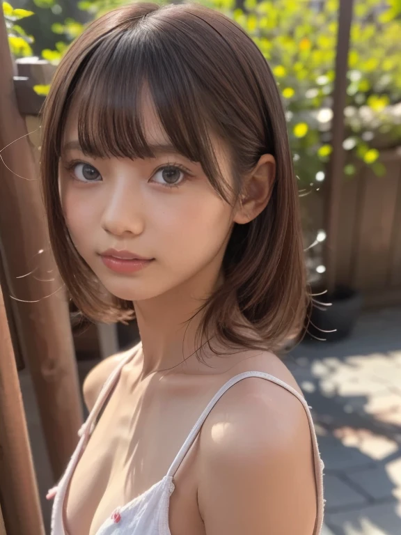 ((Exposing breasts 1.6))),(((Exposing breasts 1.6))),(((Exposing breasts 1.6))),masterpiece, Highest quality, 8k, Absurd, Beautiful medium long bob hair,Woman in her late 20s, That shy expression is cute, (Sensual Style),((Seven episodes were filmed................1.4)), (Nude 1.5), No makeup, The near road and the far road, Written boundary depth, Surreal, High resolution, photograph, Sharp focus, Face lamp, Dynamic Lighting, highest detailed, ,Extreme detaileds、Super detaileded、detailed、Real Skin、elegant features、Positive and optimistic、(The background is a colorful flower field)