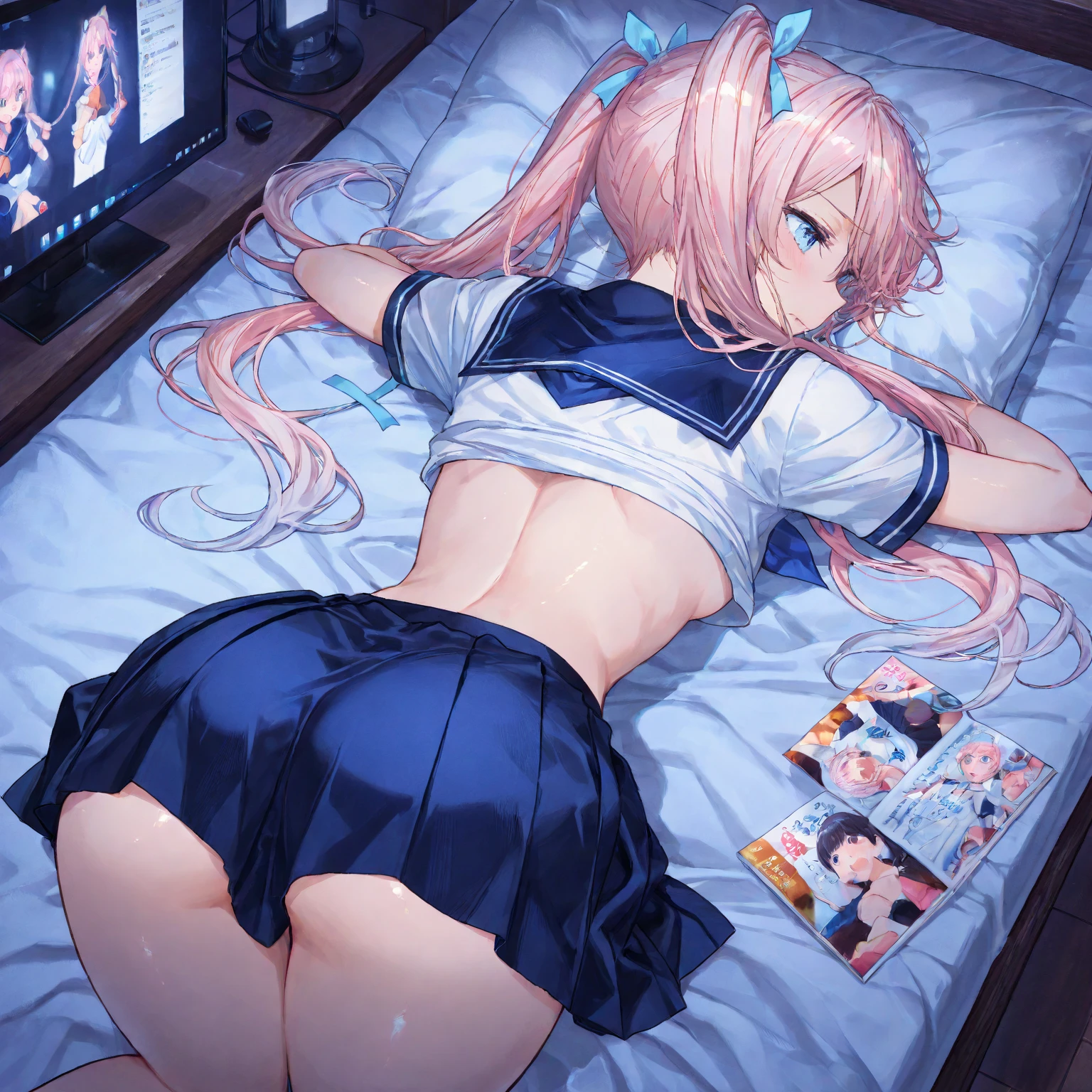 high school girl、Panty shot