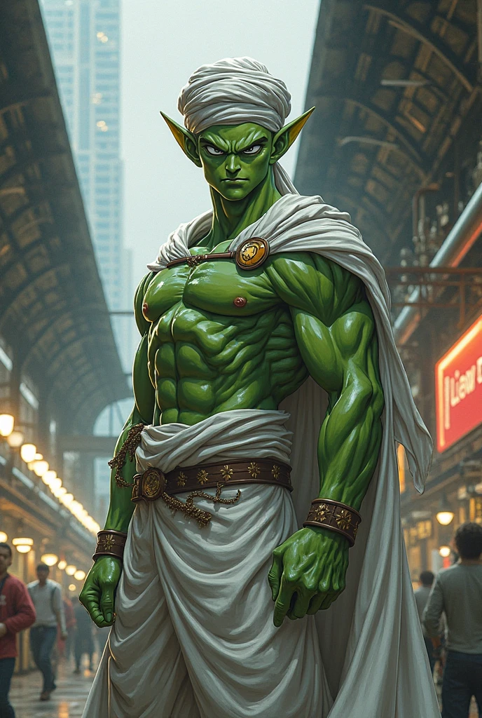 (((intricate design))) (((top quality))) (((16K))) (((High Definition))) 16K splash art, dark shadows, (((photorealistic))) high-res, ultra sharp, ((masterpiece)), the best quality, expressive eyes, perfect face, (((druid outfit))) Super eyes, perfectly detailed anatomy (((Volumetric lighting))) (((cinematic lights))) (((1Male))) (((Bodybuilder))), (((muscular))), (((body blushing))) (((big pecs))) (((bulge))) there is a sexy mature man with green paint on his body, slick shaved sides hairstyle, ((thighs)) bodily fluids, round butt, green coloured skin, green skin! (((green coloured skin!!))), (((green skin))). (((green-skinned))), (((mesh robes))) ((green skin with scales)), ((green skin)), windy, (((ruined cityscape background))), (((greenish skin))) plantation on the male body, windy, leaves falling (((a powerful nature deity))), elf ears, druid magic, swirling magic, cell-shaded adult animation, gem necklace, hot reptile muscular humanoid man, muscular green body. Hazel eyes, glowing veins, nature spirit, long sash, (((Monster High Doll)))