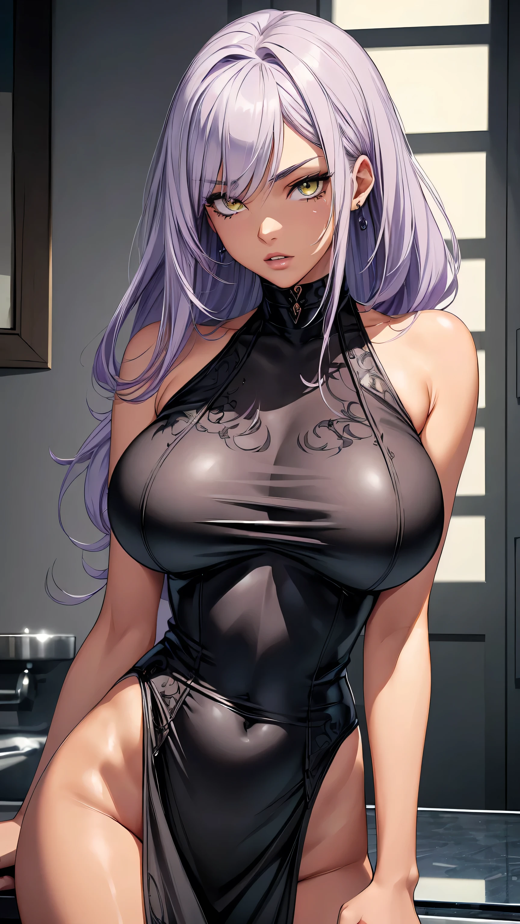 ((detailed eyes:1.2)), nsfw, sexy, sensual, sleeveless, sideboob, masterpiece, top quality, best quality, official art, beautiful and aesthetic:1.2), extreme detailed, colorful, highest detailed