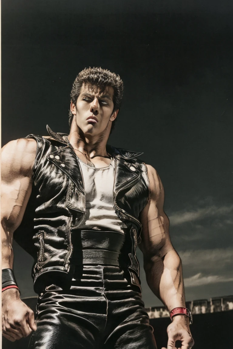 a muscular hulking broly in super saiyan form,venom symbiote covering his body,hellraiser-inspired demonic features,extremely detailed hyper realistic, cinematic dramatic lighting, dark moody colors, ultra detailed 8k, intricate textures, photorealistic