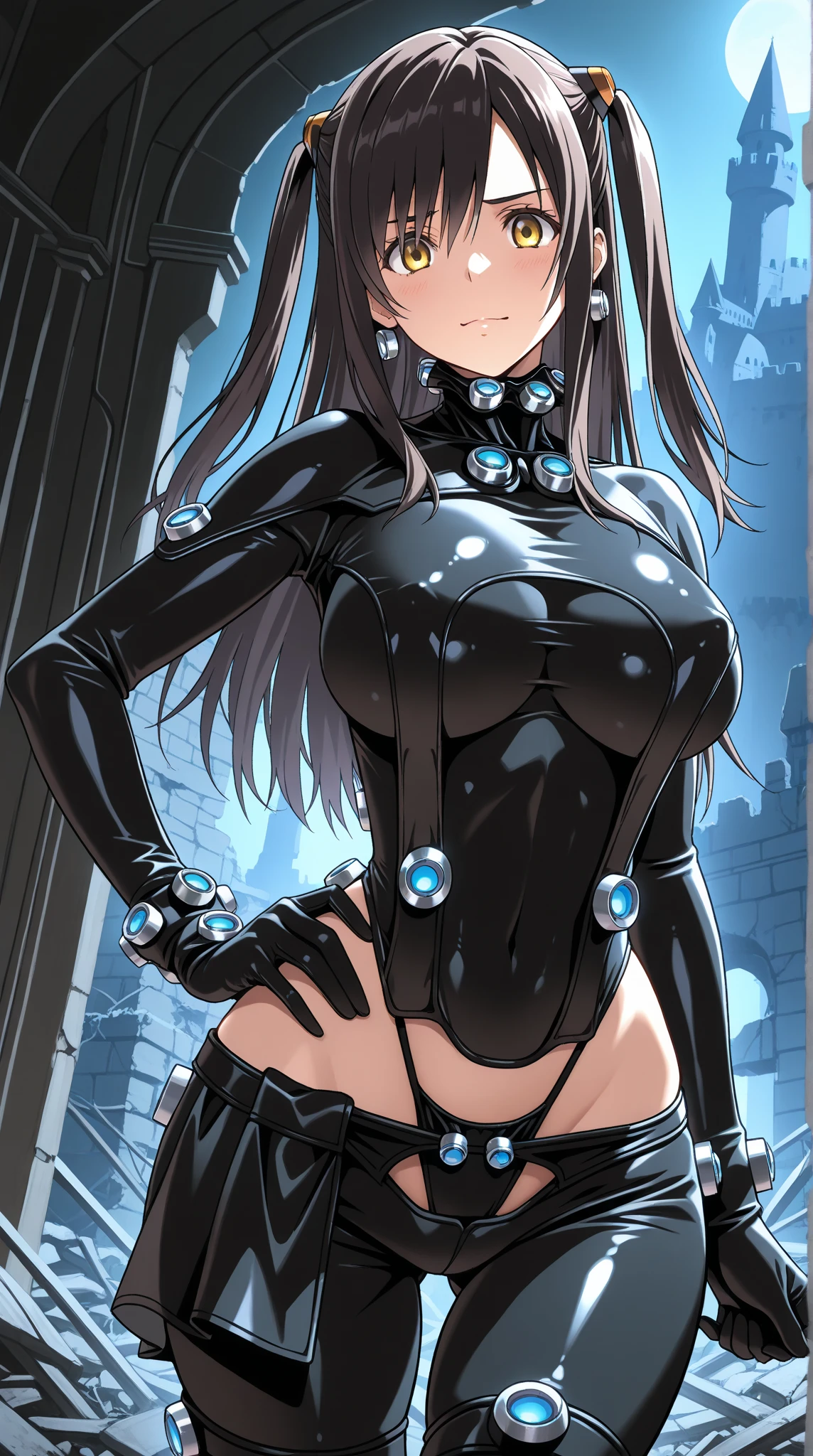 (masutepiece ,Best Quality,Insanely detailed), Absolutely beautiful woman,(Solo),Perfect figure,latex catsuit:1.3),detailed and beautiful eyes,Twinkle Eyes,Glossy lips,  Perfect Anatomy , Perfect five fingers,Attractive,amazing, Super Fine Age
