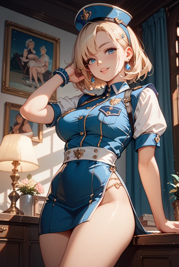 ((highest quality)), ((masterpiece)), (Miniskirt Santa Details), Perfect Face、Showing her panties on her knees、White panties:1.5、