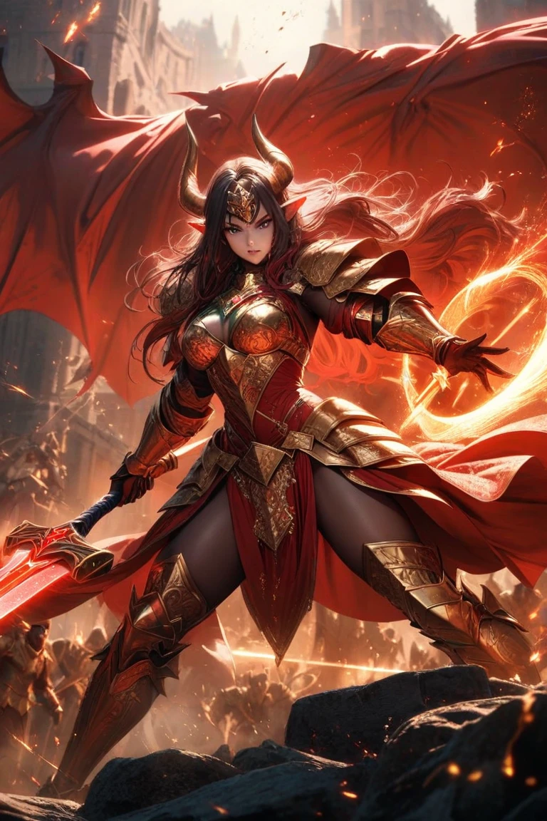 Warframe girl in suit,(((mulher))), (((melhor qualidade))), (((obra prima))), (((adulta))), Uma guerreira mulher de 35 anos com corpo perfeito, Brooklyn Gladiators, (( under boobs )), quase nua no estilo selvagem urbano de Simon Bisley para a capa da revista Heavy Metal, cabelo loiro, Minimum clothing, red and white checkered pattern, armadura, cheio de pontas e rebites, tatuagem tribal, (((do joelho pra cima))), cabelo desalinhado
