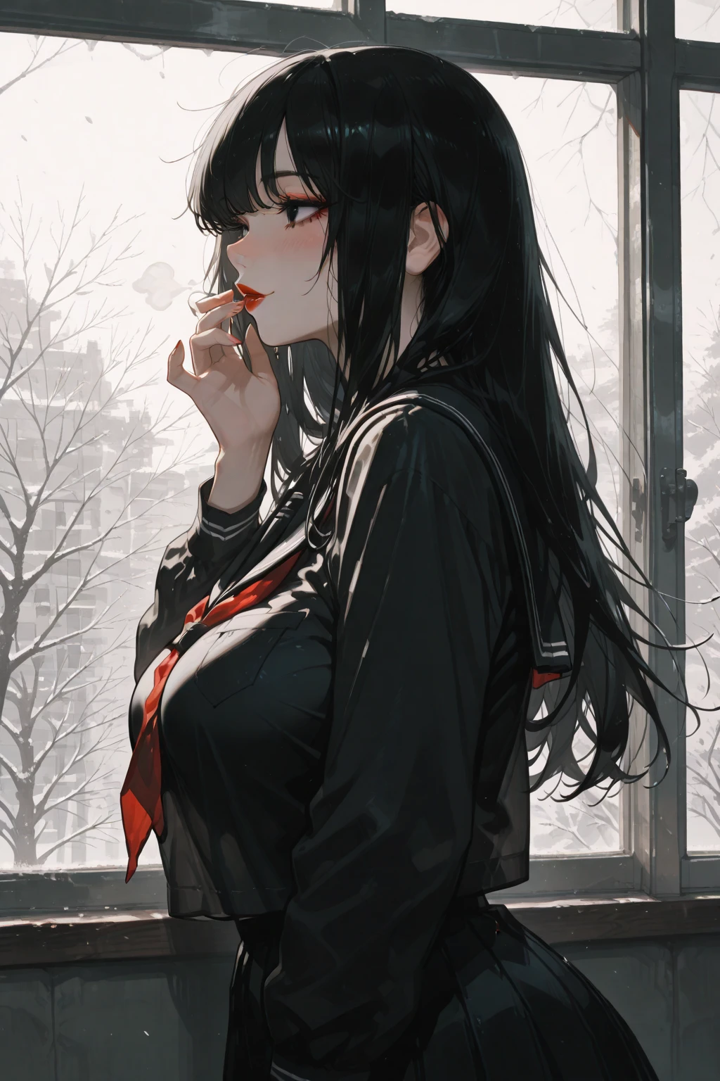 눈 내리는 겨울날