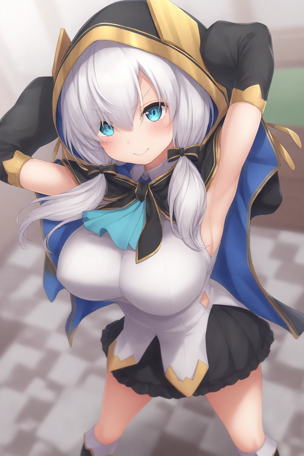 1 girl, alone, smile, open your mouth,full body, holding, boots, :d, Arms over head, A bar in the room, 1 girl, difficult, Chibi, masterpiece, expensive quality, very_expensive_solve, big_file size, full color, 2024 Era \(style\), anime, anime_screen cap, animeーション化された gif, mp4 ,video, animeーション化された,masterpiece, highest quality, soft lighting, confused, looking at the viewer, alone, smile, Thighhighs, white , big breasts, whole body,,(NSFW),((spread your legs,She stretches her organs to expose her uterus)), ((nude,nfsw,squat,spread legs)),(((take off:1.5))),((Showing the inside of the uterus)),
