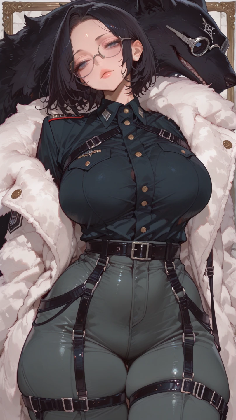 1girl, jacket, large_breasts, open_mouth, smile, solo, upper_body, epic realistic, fhyperdetailed, (artstation:1.5) anime girl, big breast++, breast expansion, full length, full light, big large breast expansion