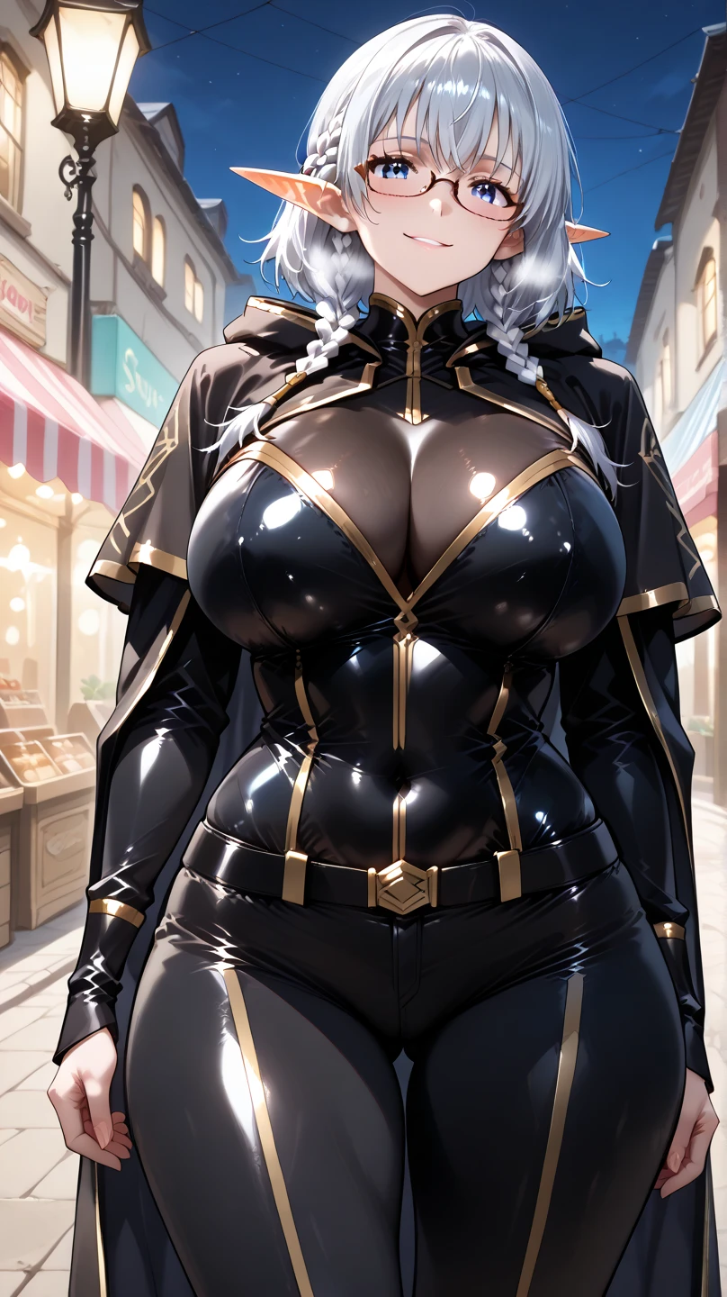 gwen tennyson,y'shtola rhul,yorha 2b, mordred,nier automata,arknights,close up,mecha pilot,winter castle,tattoos,blue and pink plugsuit,white short sleeve fishnet top,white victorian lycra micro shorts,garter belt,knight corset,short hair,punk makeup,green eyes, multicolored silver hair,sexy smile, freckles,beautiful girl,large breasts, 8k,ultra detailed,realistic,fantasy art,fur armor,steel armor,white and green royal knight uniform,knight coat,ear piercings,hair pin,saiyan female,goth jewelry,knight banner,knight scepter,walking,