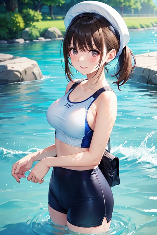 highest quality、High resolution、Detailed Background、(Beautiful face in every detail:1.4)、Anatomically correct、(Draw the usual number of fingers:1.2)、(Detailed facial expressions)、(Detailed eyes:1.2)、(Detailed eyes:1.2)、Beautiful, smooth skin、Teenage beauty、(Highly detailed face:1.4)、cute hair color、Bobcut、Cute hairstyle、well-groomed eyebrows、Perfect body line、Water Park、In a joking manner、My whole body is wet、My hair is wet too、Cowboy Shot、

(Two beautiful girls having fun with big smiles:1.5)、

The high-neck bikini top is stylish yet provides ample coverage.、The zipper and lace-up on the chest are accents、

A bikini top and bottom are both fully covered, minimizing the amount of skin exposed.、Sports bra-like designs are especially popular.、

Boyshorts are a comfortable option for exercising while still keeping your bottoms covered.、
The tankini is a long top that covers the stomach area and has a cute design.、

Rash guards cover the entire body, minimizing skin exposure while also providing UV protection.、
Pairing it with high-waisted shorts will accentuate your beautiful waistline while still providing a sense of security.、

A long-sleeved one-piece swimsuit gives you a stylish look while still covering your arms and back.、It beautifully accentuates your body line while also providing effective protection from the sun.、

The Water Park has a large pool and water slides.、It is an entertainment facility with a wave pool and other facilities.、It is popular as a summer leisure activity, with plenty of slides and pool attractions.、cute