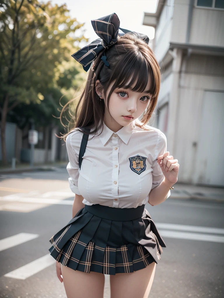 photograph、Natural lighting、photo realism、Cinematic Rendering、raytracing、best-quality、Highest detail、Cinematic、Third Person View、Blur effect、Long Exposure、8K、ultra-hd、Natural lighting、Moody Lighting、Cinema tick writing、detailed backgorund、A girl、sailor clothing、Floral --auto