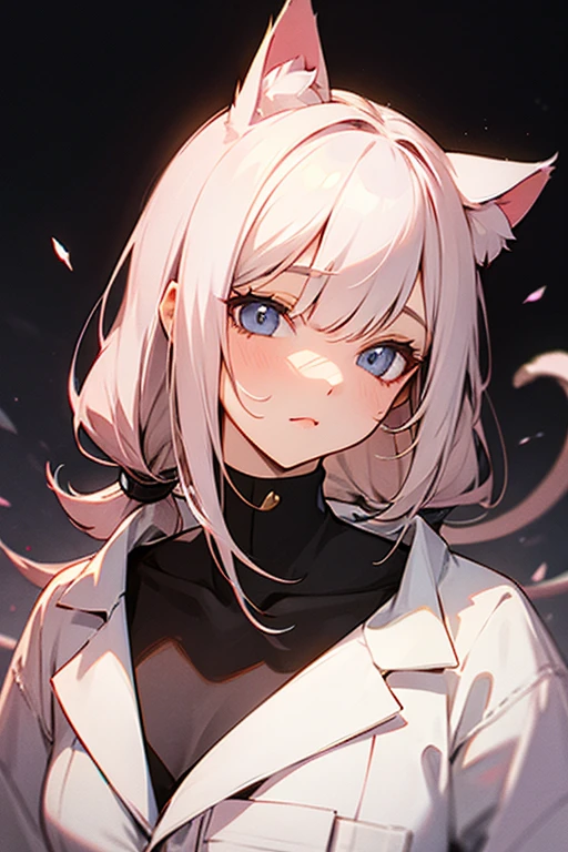neferpitou, <lora:neferpitou:1>, neferpitou, short hair, (red eyes:1.5), long sleeves, animal ears, tail, white hair, shorts, cat ears, cat tail, curly hair, (small breast:1.2), BREAK looking at viewer, BREAK outside, BREAK <lora:GoodHands-vanilla:1>, (masterpiece:1.2), best quality, high resolution, unity 8k wallpaper, (illustration:0.8), (beautiful detailed eyes:1.6), extremely detailed face, perfect lighting, extremely detailed CG, (perfect hands, perfect anatomy),
