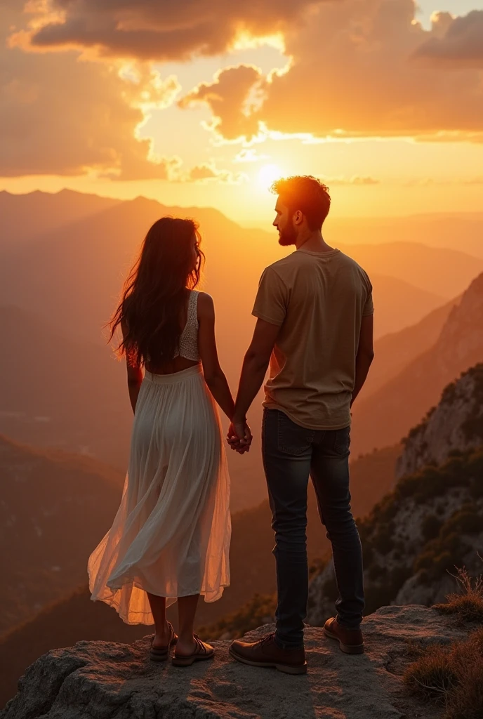 I want a photo related to love song and travel life, vivid and real