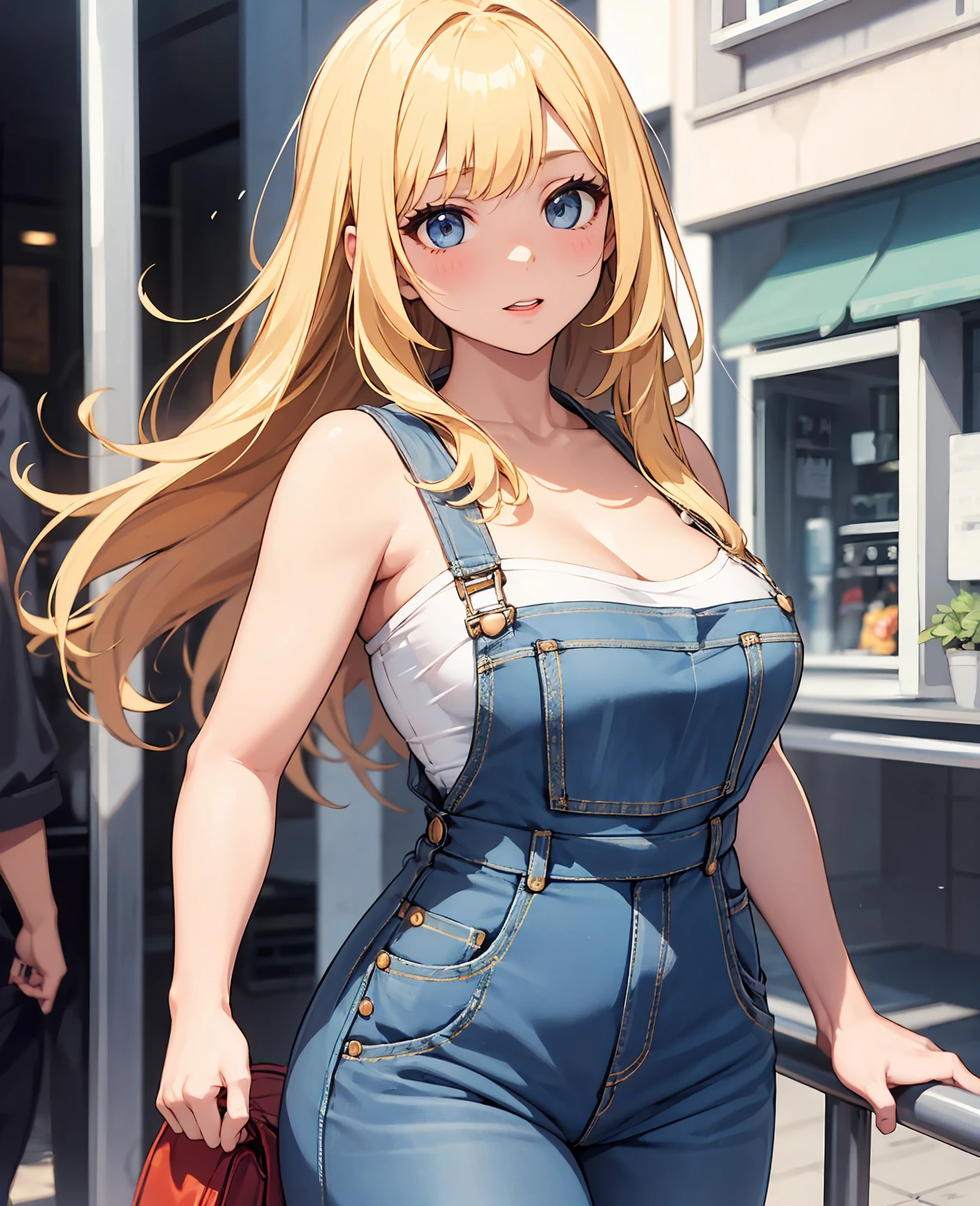 [1girl, Naruto Uzumaki as a girl, female Naruto Uzumaki, gender swapped Naruto, Naruko, Naruto as a female, gender swap, female Naruto Uzumaki (anime: Naruto), female/girl/woman, beautiful blond hair, blond hair, blue eyes, beautiful blue eyes, detailed blue eyes, perfect eyes, fashionable modern outfit, modest girly outfit, fox ears] Imagine a stunning rendition of Naruto Uzumaki, but reimagined as a girl - let's call her Naruko. Picture her with beautiful, flowing blond hair cascading down her shoulders like golden strands of sunlight. Her eyes, a mesmerizing shade of azure, sparkle with an intensity that draws you in, each detail meticulously crafted to perfection. Naruko stands confidently, exuding strength and determination, yet there's a softness to her features that speaks of her feminine grace. Now, envision her attire - a modern ensemble that perfectly complements her vibrant personality. She wears a chic keyhole turtleneck in a trendy shade of charcoal gray, the sleek design accentuating her neckline and adding a touch of allure to her look. Paired with this, she sports a pair of form-fitting jeans, their dark wash emphasizing her lithe figure and casual elegance. But what truly sets Naruko apart are the adorable fox ears perched atop her head, a whimsical touch that adds an enchanting allure to her appearance. These ears, with their soft fur and delicate tufts, give her a playful yet mysterious air, hinting at the hidden depths of her character. Completing her ensemble, she opts for a pair of stylish ankle boots in a neutral tone, adding a hint of urban sophistication to her overall look. Naruko carries herself with poise and confidence, embodying the essence of modern femininity with a dash of fox-like charm. [High quality, 8k, perfect image, best image, highly detailed, detailed, beautiful]
