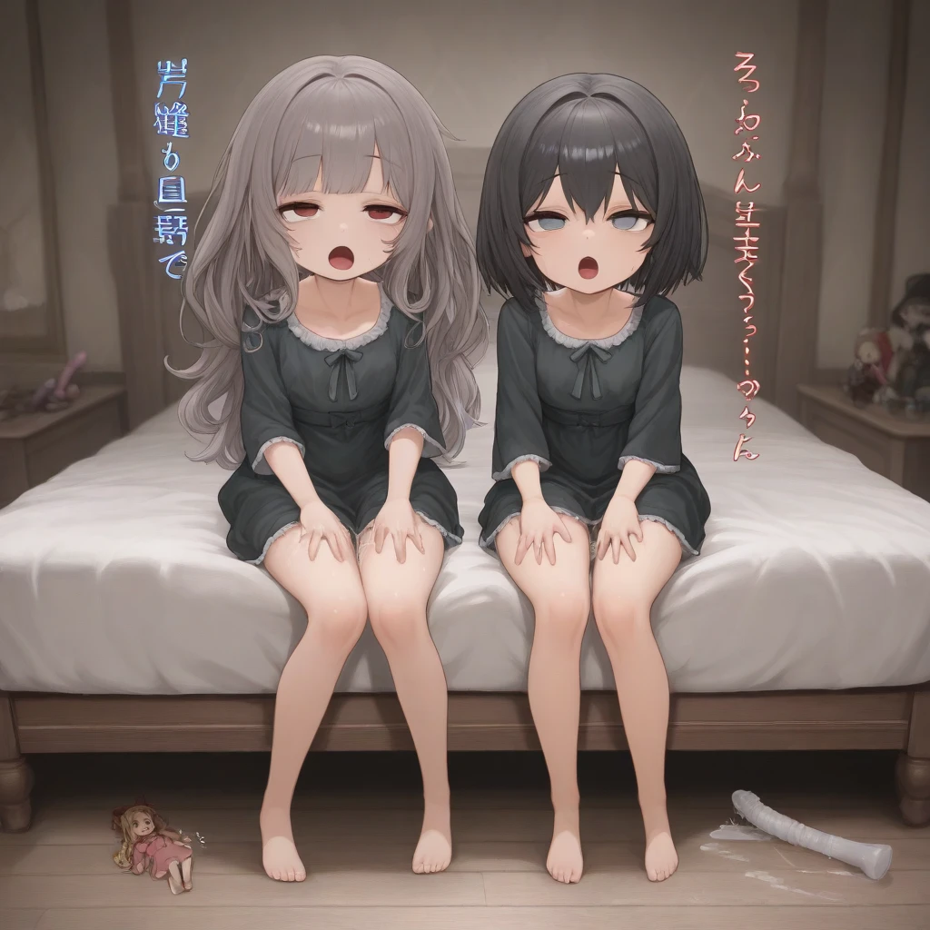 in 8K、The ultra-detailliert、Physically Based Rendering、18year old、Japan baby face、Bedroom、natta、flawless skin、A sexy、happy facial expression、Soft light、best qualtiy、small tits（(Bust:70 cm)）、Short hair、Ponite、lyin in bed、no clothe、Wide open thighs、(Show off your crotch)、maikurobikini、((cleanness：95%))、(Ultra-thin string type)、Naked and embarrassed、(looking at the viewers)、 --auto