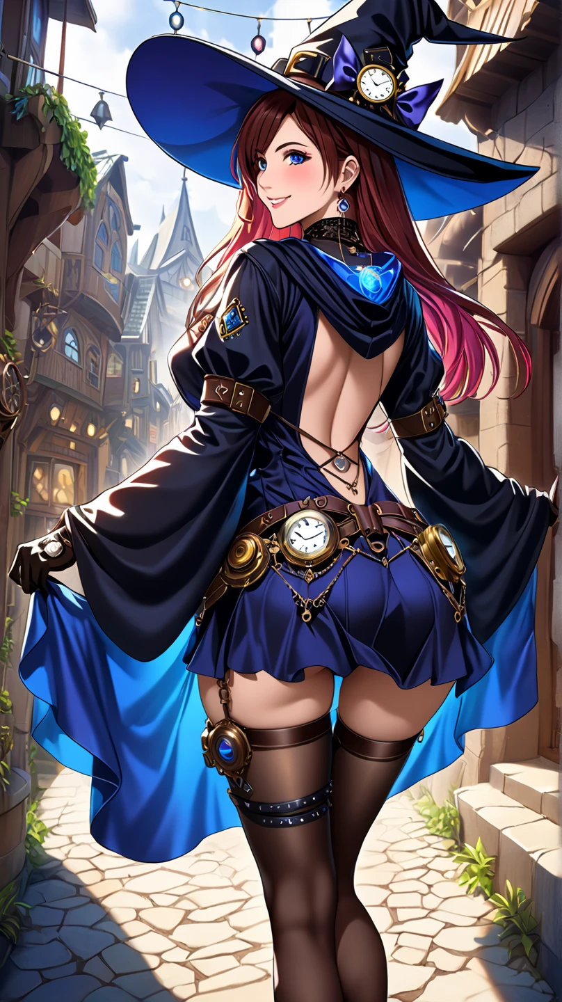 best qualityer，tmasterpiece，Ultimate resolution，downy，Extremely colorful，mature pretty woman，（guillotine，behead）（Kneeling pose）（Point at you with your ass），solo person，Upper body nudity，Beauty severed head，Normal posture，Redlip，shackle，guillotine，behead，Collar，handcuff，Anklets，Normal posture