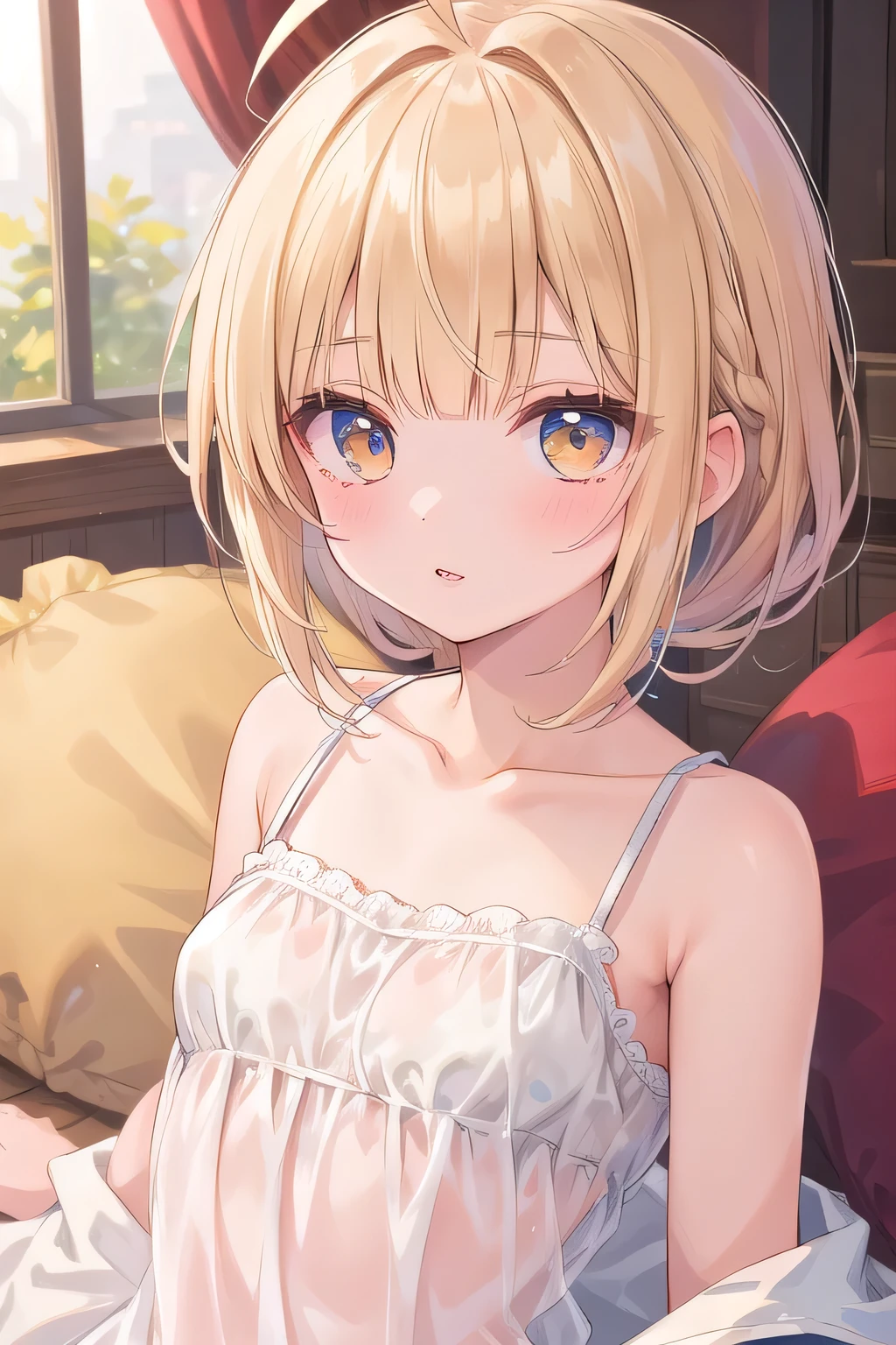 White futon