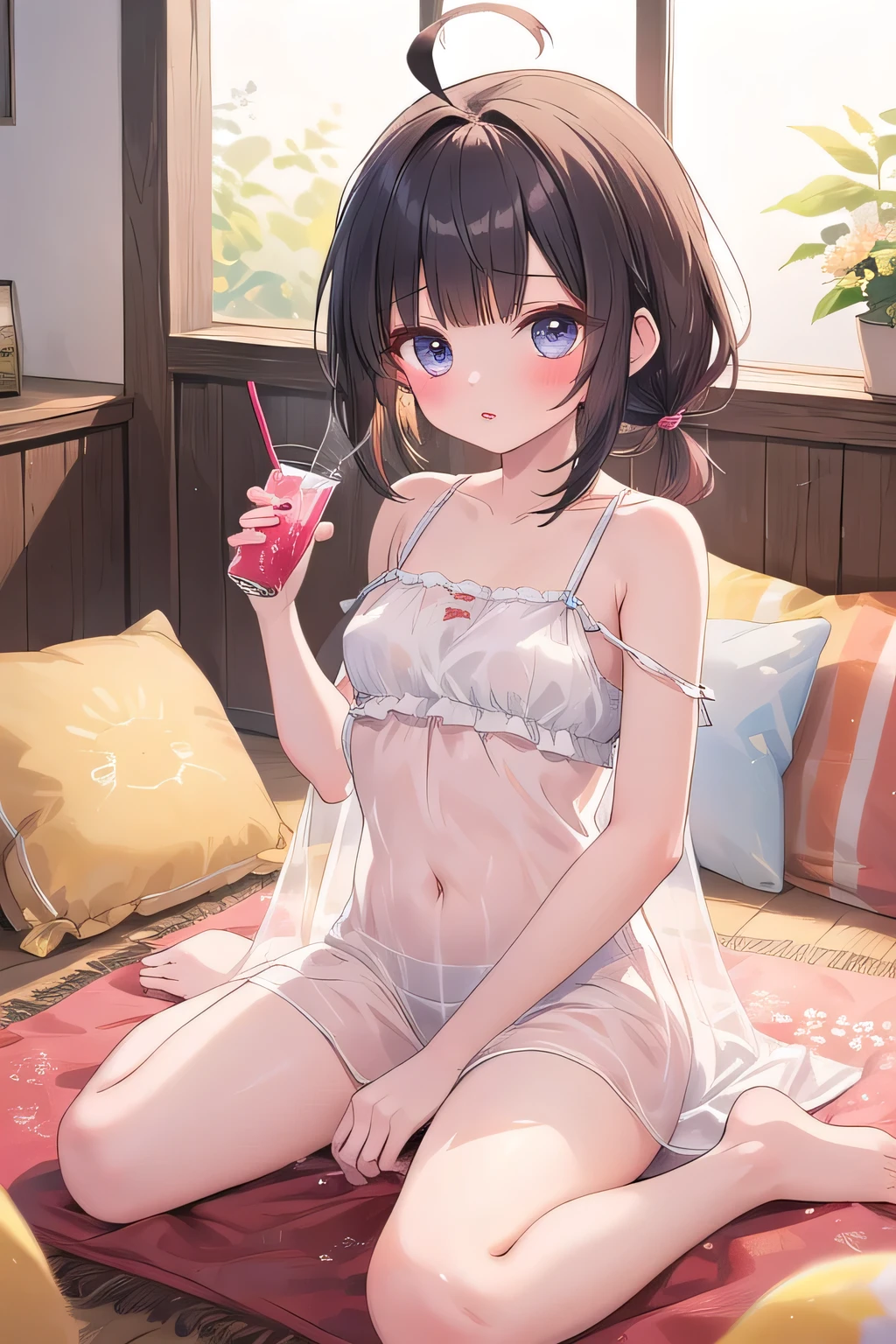 (Masute Piece, 10 ,ultra-detail:1.2),(Exquisite Face:1.2),(anime:1.2),illustration,(bara:1.2),(looking at the audience:1.4),portrait,(Super Model:1.3),(looks like you'Cumming again:1.3),(brunette hair),10yaers old,(Plain chokers:1.1),(Lifting Jewelry:1.5),(Panties,),(rope,Abs,Smartphones,child,Small breasts,small:1.1),(SFW,nipple,flat chest,:1.4),(from the bottom),(Full body:1.2),(Flower Hair Ornaments),(Multiple views:1.3),While flipping through my little things, white, dirty underwear., Thin underwear that penetrates into the penis is too small,That woman.'The underwear stuck together until it turned yellow..,See-through white bra,city ,Backyard alley, Absurd, high-res, Ultra Sharp, In 8K, elementary school girl,single、Very little child、vaginal、Transparent pink clitoris,Toddler,Very small.,Small children,nude,The clitoris is fully open., kindly、 clear white underwear, Expanded view of the stomach,Squatting posture,Large M-shaped legs,During masturbation,looking at the audience,Urine from the female genitals,I peed a lot.,I urinate,Showing off pale yellow urine,necessary: Squat down and spread your legs as wide as possible.,Thoroughly clean cracks,