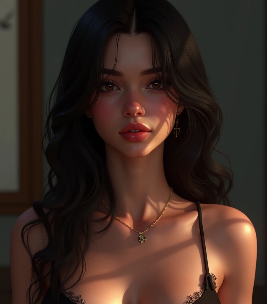 Protruding, protruding, pink, big breasts, NSFW, sexy style, erotic style, nude style, erotic style