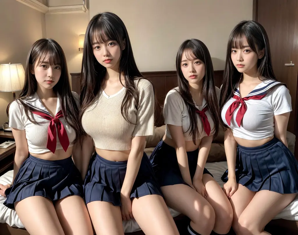 (realisitic、Photorealsitic:1.37)、(8K、Raw photography、top-quality、​masterpiece:1.2)、Very cute woman、ultra-detailliert、Heart-shaped pupil、physically-based renderingt、超A high resolution、Kodak Vision Color、Captured with an Arricam LT camera、bokeh dof、foco nítido、(((Correct anatomy:1.2)))、anaisha, Medium (shoulder-length:1.2) wind blown hair, (masutepiece,Best Quality:1.4),(8K,Raw photo,photographrealistic:1.2),(japanaese girl),(3女の子:2),(School Uniforms,Panties,Skirt,sox,crass room,cry:1.2),(Shibari,Large breasts:1.5)