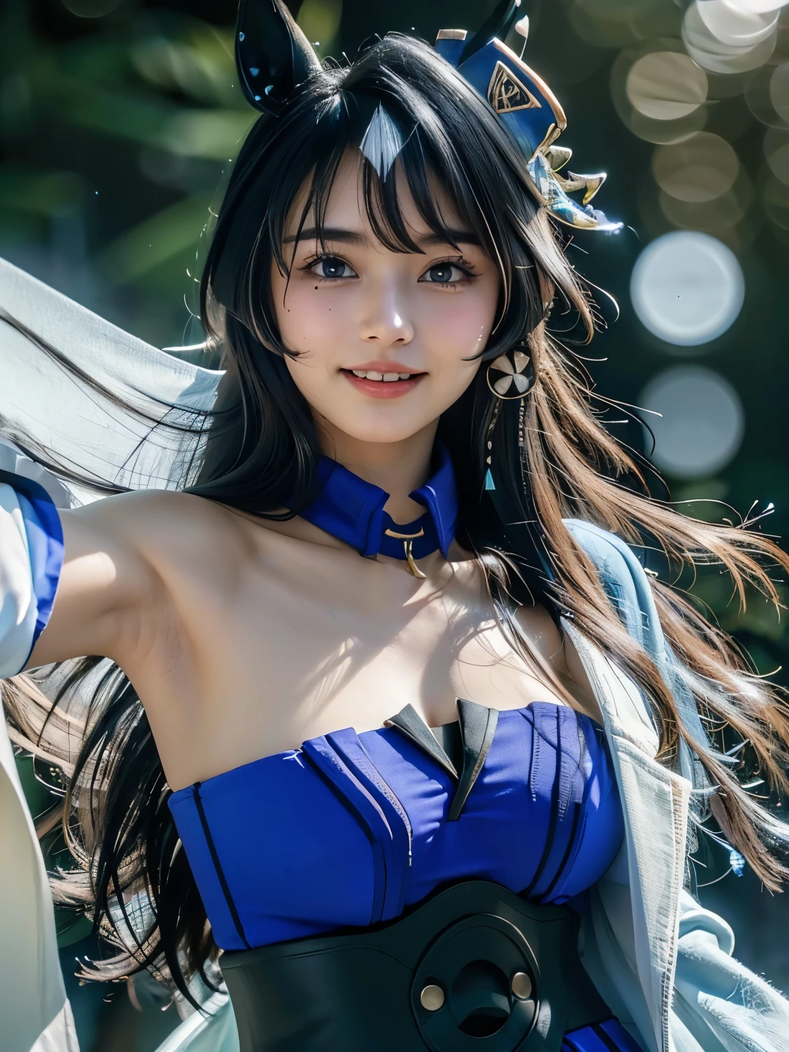 1girl,huge breast, black hair, high quality, ultra detailed, masterpiece, realistic