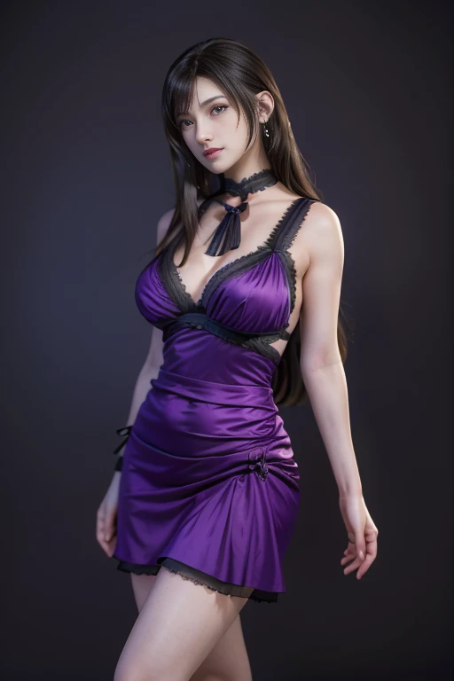 Tifa Lockhart, beautiful detailed eyes, beautiful detailed lips, extremely detailed face, longeyelashes, flawless skin, perfect body, hourglass figure, tight athletic outfit, confident pose, cinematic lighting, highly detailed, 8k, photorealistic, intricate details, masterpiece, realistic