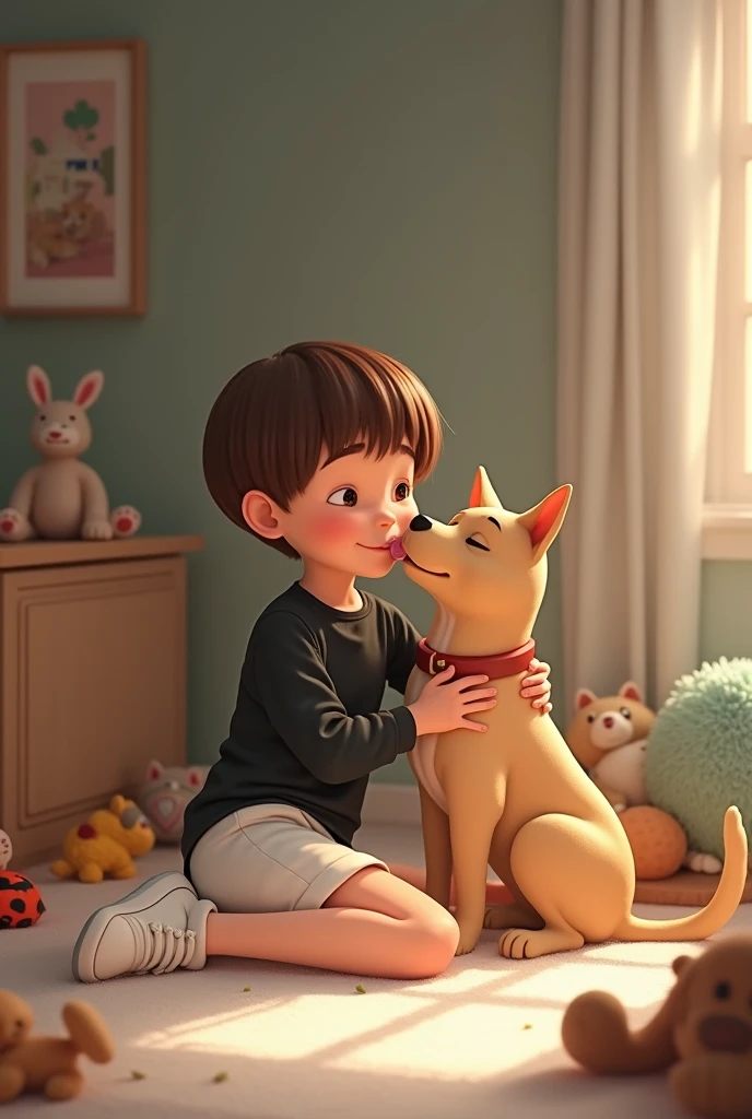 Garoto fofo estilo anime, cabelo castanho claro, olhos cor de mel, roupa azul claro, tons verde Tiffany no fundo, Beautiful yellow neon hearts floating, Cute white kitten in your arms, gatinho com olhos azuis grandes e brilhantes, imagem fofa cheia de ternura, borboleta fofa voando, luzes neon, brilhos por toda a parte. baby boy.
