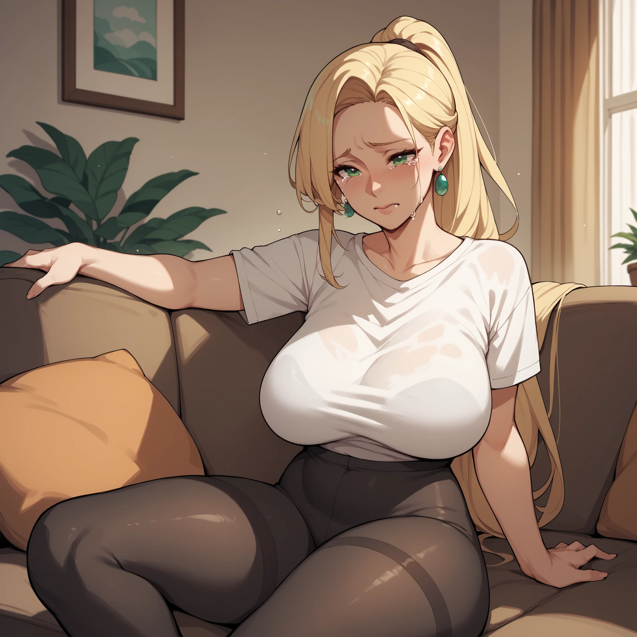(masterpiece:1.2), (best quality:1.2), perfect eyes, perfect face, perfect lighting, 1girl, mature female, big chest, thick thighs