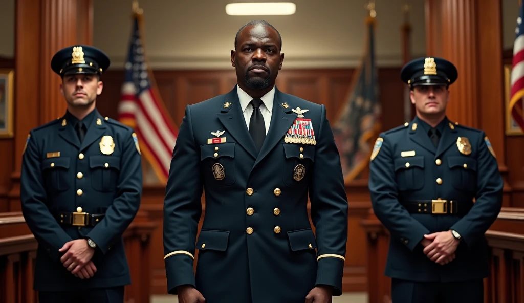 mature African-American man, short and well-combed curly hair, wears a general's military suit with medals, is in a military bunker, radar screens, Ultra detailed, hyper realistic, 4k, Ultra detailed image, realistic, Highly detailed, perfect composition, Splendid , Intricately detailed, Incredibly detailed, 8K fine art photography, hyper detailed, Masterpiece, Ultra detailed, hyper realistic, 4k, Ultra image detailed, realistic, highly detailed, perfect composition, gorgeous, intricately detailed, incredibly detailed, 8K fine art photography, hyper-detailed, masterpiece