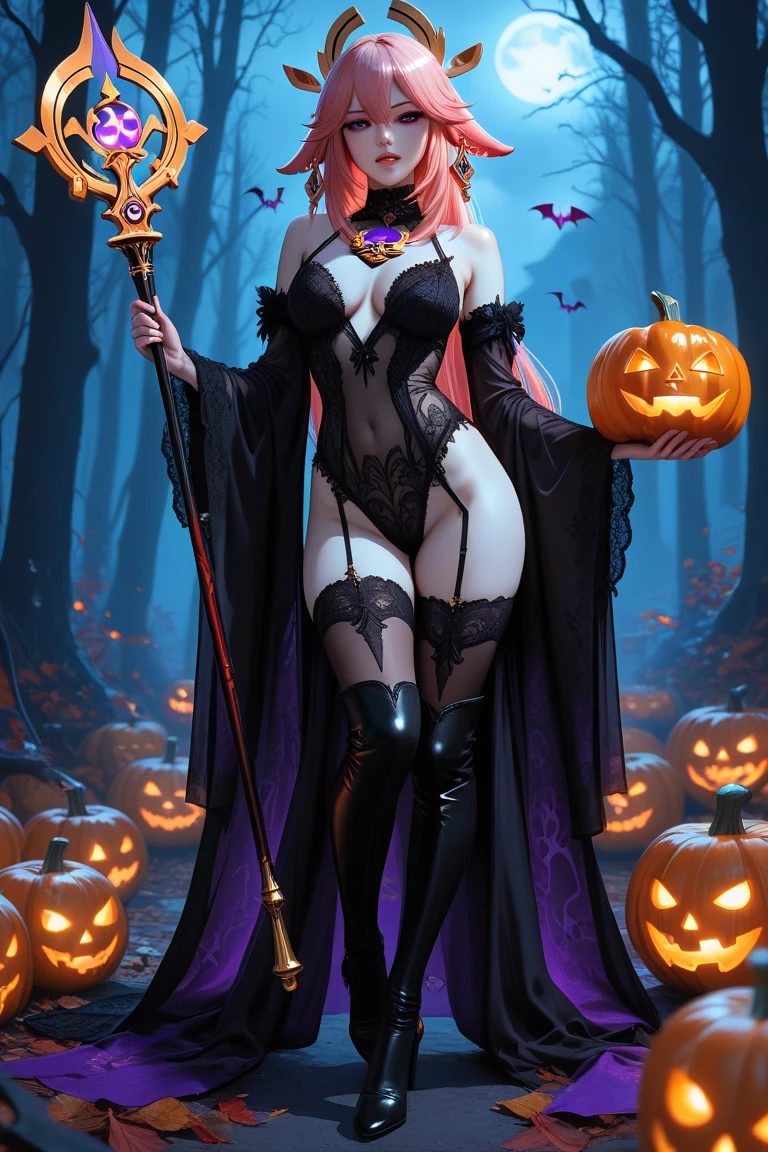 Creates a skeletal witch with red eyes