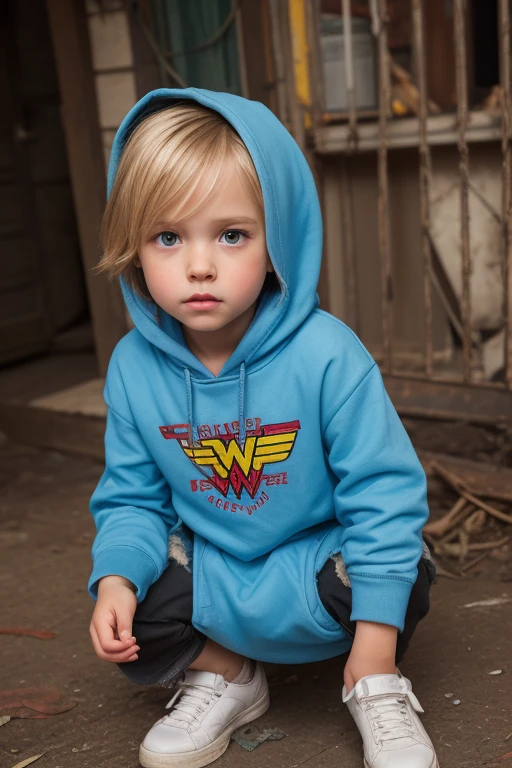 （（middlebreast，4 year old boy，small heads）），rays of sunshine，rays of sunshine，（Well-defined abs：1.1），（perfect bodies：1.1），（Short wave hair：1.2），Golden hair，，，Upper body photo，crowding street，Wear a white hooded sweatshirt，（（shorter pants）），（极其细致的CG 8k壁纸），（Extremely refined and beautiful），（tmasterpiece），（best qualtiy：1.0），（超A high resolution：1.0），beautiful light up，perfect lightning bolt，realistic shaded，[A high resolution]，Delicate skin，ultra - detailed