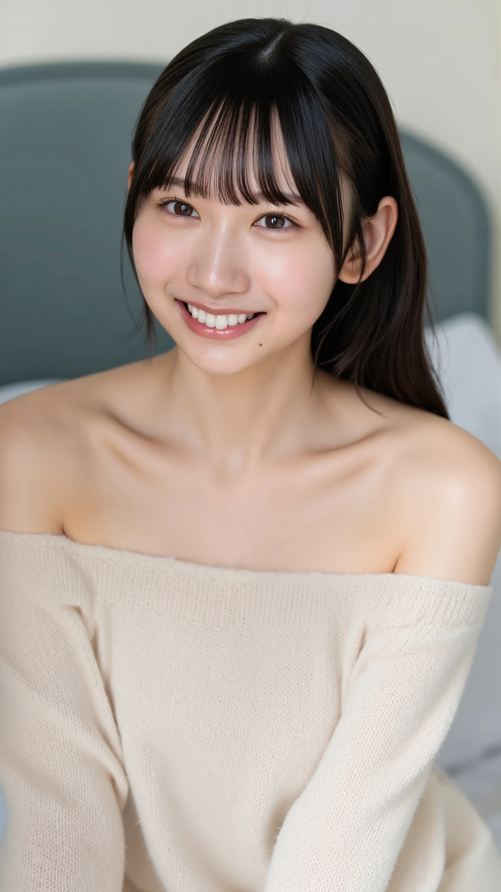 (8K、RAW Photos、Highest quality、masterpiece:1.2)、(Realistic、Realistic)、1 Girl、((bra、Bedroom、Big Breasts、bed、bedに横になる、))、