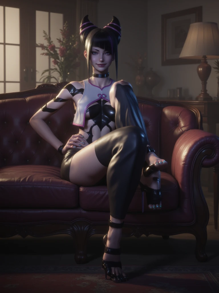 (masterpiece), Best Quality, expressive eyes, perfect face, Azula, 30 year old women, looking towards the screen lips parted female figure body,,v shape below , thigh high socks, lingerie,beautiful expressive eyes , 4k backlight, smiling face , on the chair,NSFW