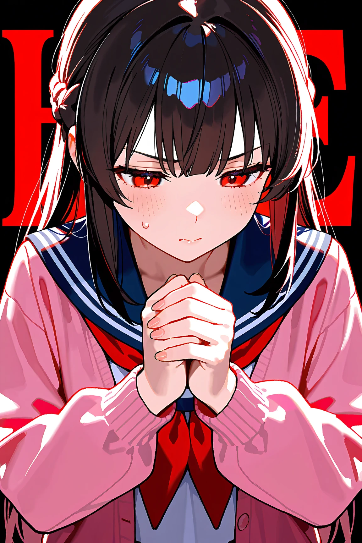 yandere girl, anime style