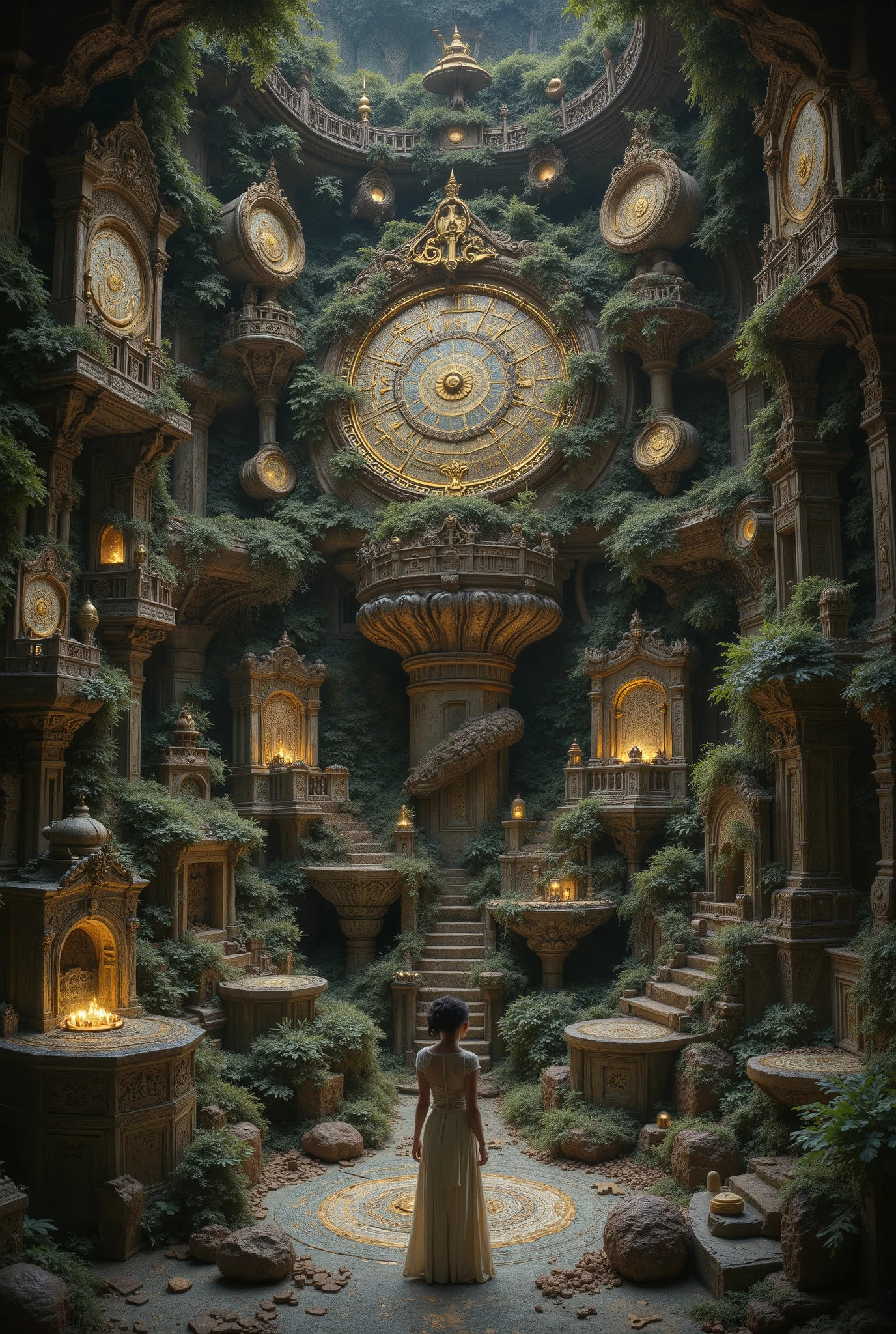 room with lots of puzzles.