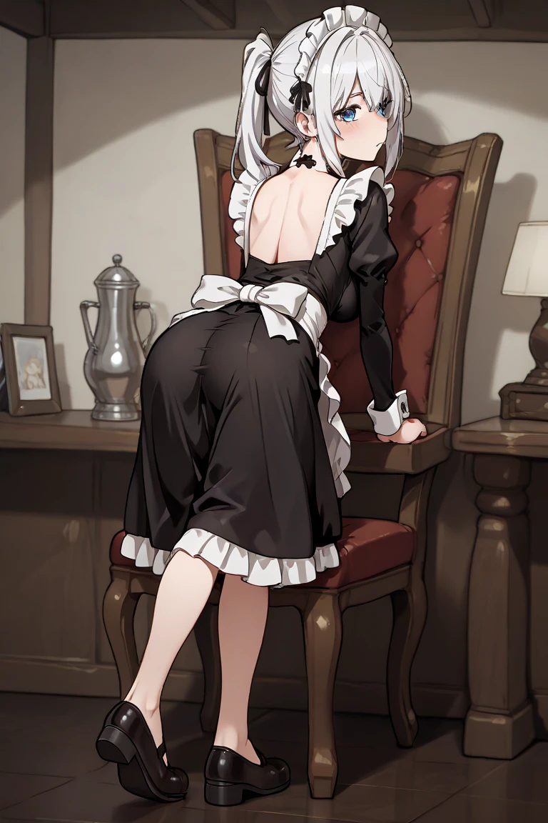 (masterpiece, highest quality:1.2), One Girl, alone, whole body, Big Breasts,, Brown Hair,Big Breasts, Brown eyes, Mature Woman, blush, ，China dress，(Fishnet tights:1.3),(Erect nipples:1.3)、Big slit