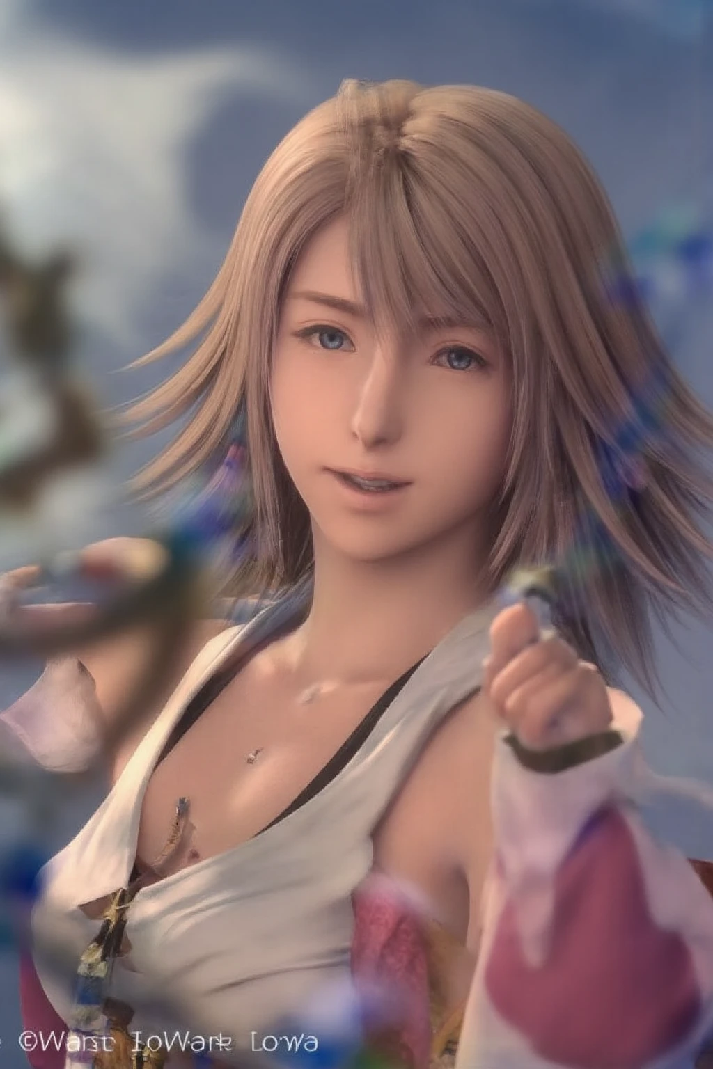 1girl,yuna(ffx),