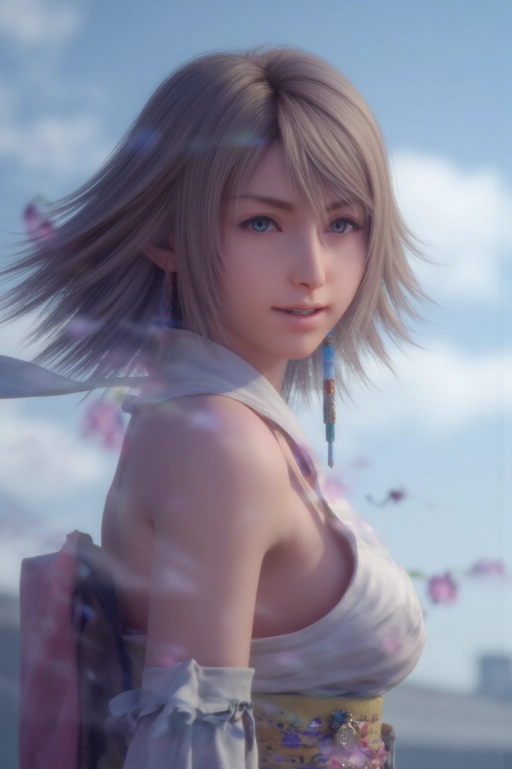 beautiful girl, (((((small)))), showing face, protruding tongue, short hair, brown, 8k, professional photography, delicate, clear, in the forest, sun, light leakage, masterpiece, (beautiful)))), (reality)))), smile, fantastic, angel, young, nipples, nfsw, close up