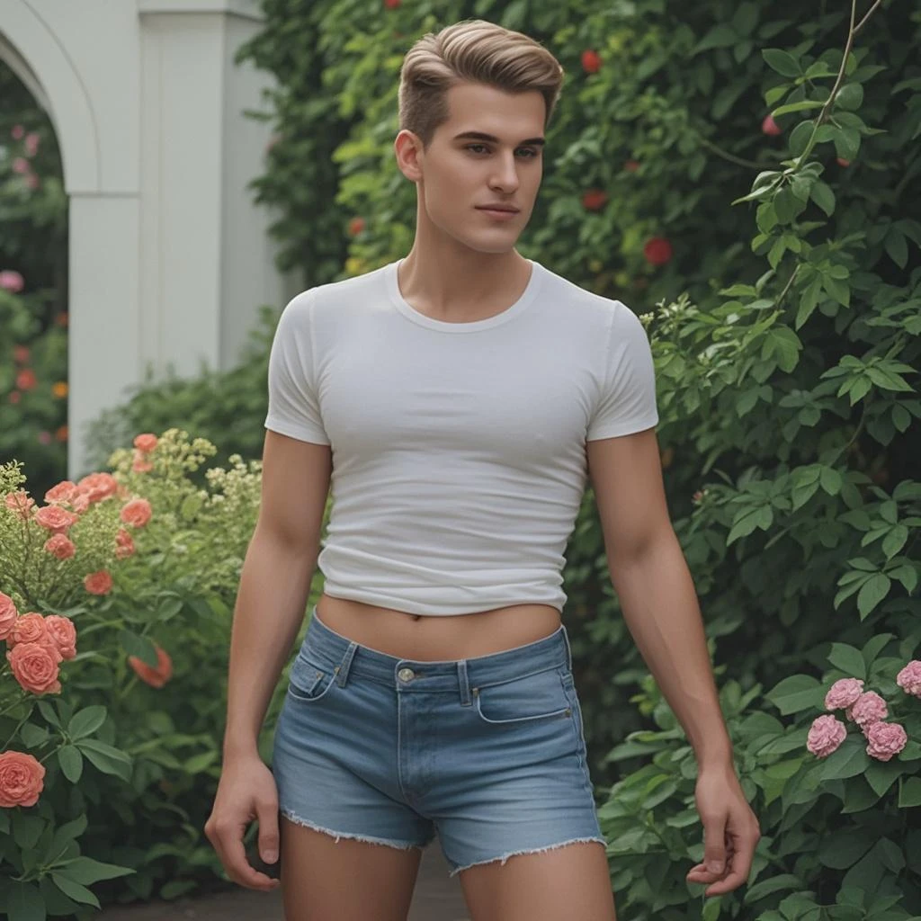 1boy, (Blue Eyes), happy smile,American boy,18 years old,young, slim body, slender, skinny body build, child-like, twink,stepping off brown delivery truck, ChadLogan, ups-outfit, polo shirt, shorts, belt, shoes, holding box, grinning, masterpiece, (((full body portrait))), ((full body)), wide angle, (looking at viewer), highly detailed, (high skin detail), (high face detail), photorealistic, RAW photo,pale skin, pink nipples, skinny, good lighting, very pale skin, light skin, model with attractive body,,big bulge and big butts,(Best quality, 8k, Masterpiece). High Detail , , superior quality, natural lighting, beautiful, sexy, correct anatomy, good composition,realistic shapes, realistic skin tones,Natural eyes,realistic eyes,looking up at viewer,vpl,realistic muscles,Realistic wrinkles on the skin,Realistic arms and legs,Realistic face,realistic hair,Make a sexy and seductive face,, Clear Focus: 1.2, Perfect Body virile: 1.4 , Slender Abs: 1.2, Highly detailed face and skin texture, detailed eyes, double eyelids, big upper lip, man focus,amazing composition, front view, HDR, volumetric lighting, ultra quality, elegant,Post a erotic photoshoot,Realistic pose,detailed hair,full body,Fujifilm XT3 photorealistic art by midjourney