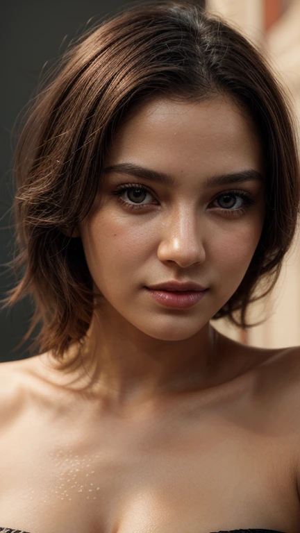 irishuo,1 russian Europe mixed girl,solo,realistic,8k,highres,(perfect face:2),perfect eyes,perfect body,ultra detailed face,looking at viewer, nice shape breasts,cleavage, minimalist thin tightly bikini