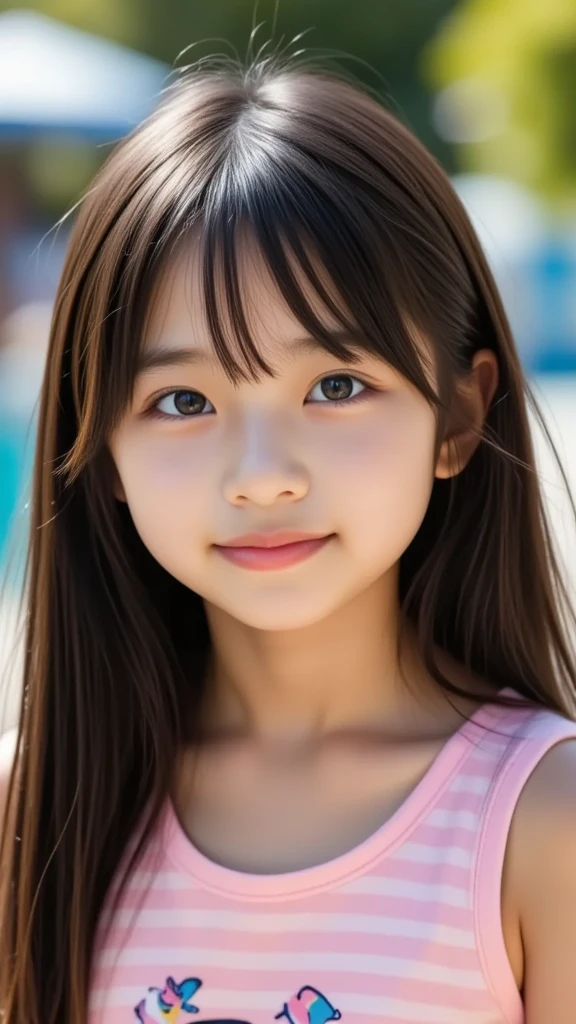outdoor, beautiful sky, twilight, kids, full body, older sister and younger brother, smile, beautiful face, double eyelids, long eyelashes, glowing eyes, highly detailed eyes, highly detailed pupils, highly detailed face, asian girl, masterpiece, 8k quality,