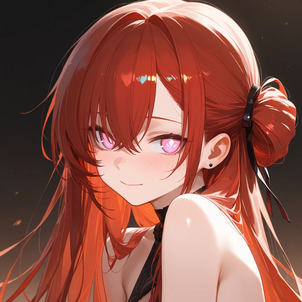 red long hair, masterpiece work, best quality, high resolution;,Improved detail，best quality，Perfect image quality，beautiful and sexy, first person view, small spots under the eyes , pretty, 큰 chest, 8K, ,chest 크게, pure white skin, chest, Beloved, excitement, beautiful, My heart is pounding,  red hair, glamour, girl friend, Gray-eyed pupils,hip, glamour, big breast, White sleeveless plush, jean shorts