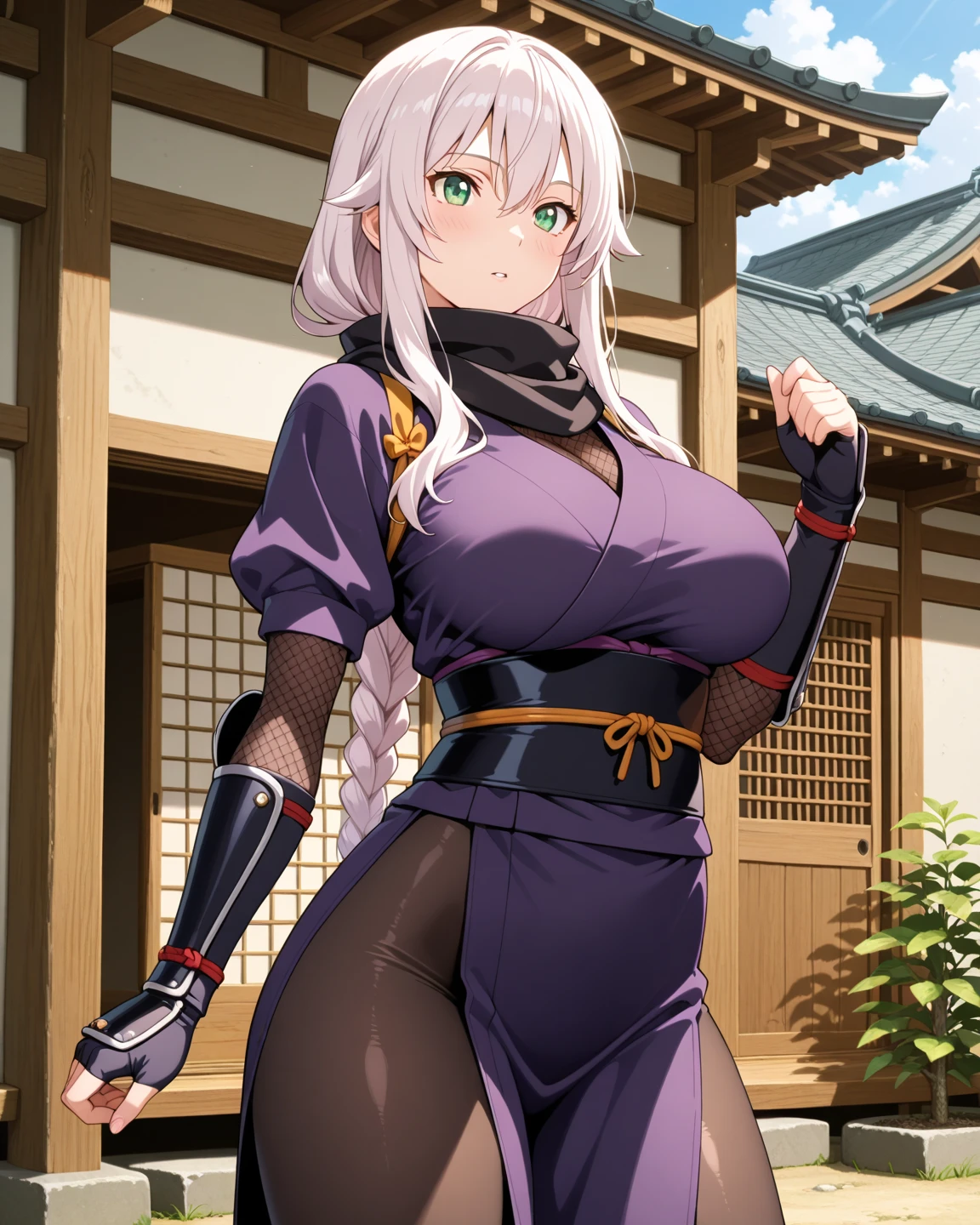 score_8_superior,sauce_anime, One person, Medusa, Huge breasts, Are standing,whole body, A gorgeous sheer black cheongsam, Sexy pose,Background white,Glasses