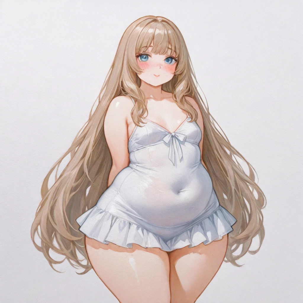 Tsumugi,very long hair, green eyes, blonde hair,masterpiece, expensive quality, very_expensive_solve, big_file size, full color,(completely nude:1.2),pussy,niplles,