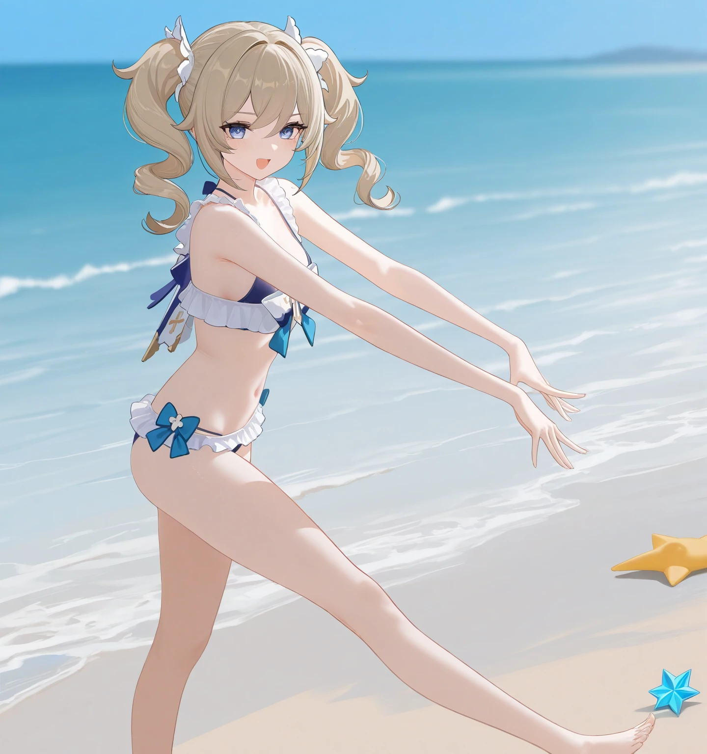Beautiful girl in swimsuit